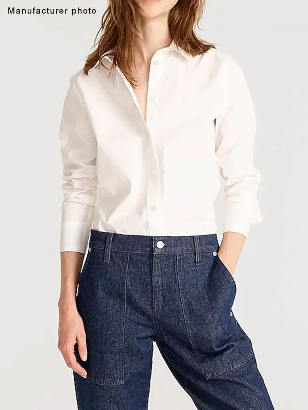 J. Crew Slim Fit Stretch Cotton Poplin Shirt